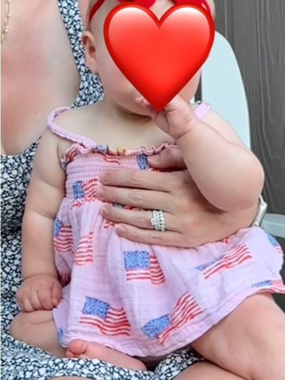 Angel Dear Pink American Flag Tank and Bloomer Set - Picture 4 of 4